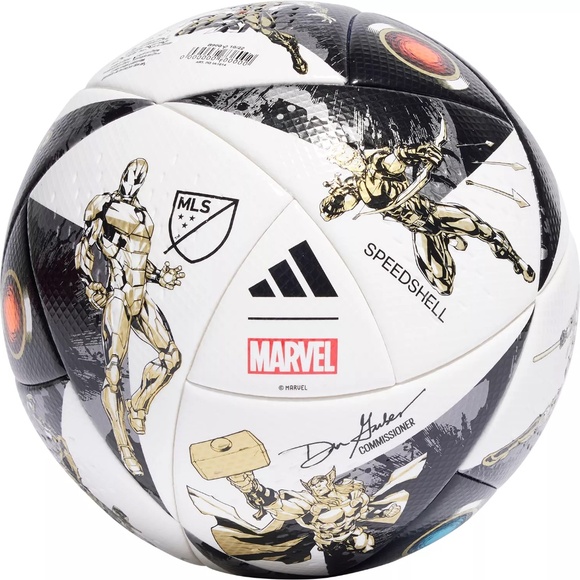 adidas Marvel MLS 2023 All-Star Game Pro Official Match Soccer Ball IA1014 - Picture 2 of 4